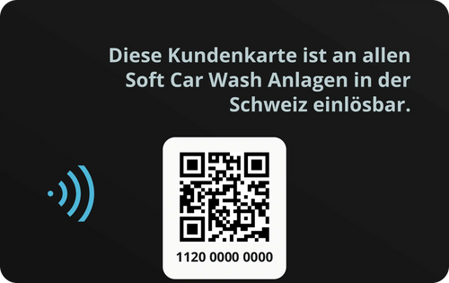 Soft Car Wash Aufladbare Kundenkarte